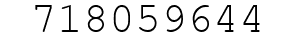 Number 718059644.