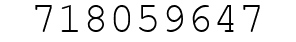 Number 718059647.
