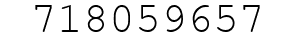 Number 718059657.
