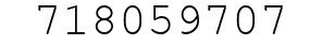 Number 718059707.