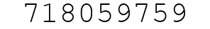 Number 718059759.