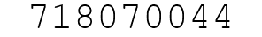 Number 718070044.