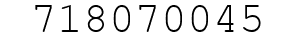 Number 718070045.