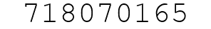 Number 718070165.