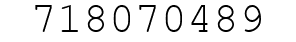 Number 718070489.