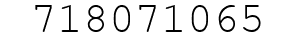 Number 718071065.
