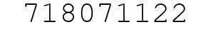Number 718071122.