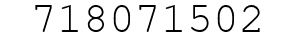 Number 718071502.