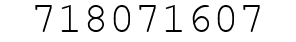 Number 718071607.