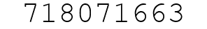 Number 718071663.
