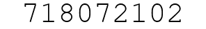 Number 718072102.