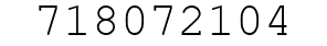 Number 718072104.