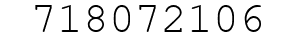 Number 718072106.