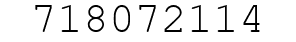 Number 718072114.