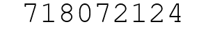 Number 718072124.