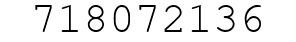 Number 718072136.