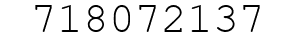 Number 718072137.