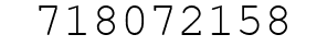 Number 718072158.