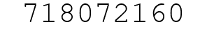 Number 718072160.