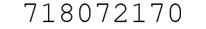 Number 718072170.