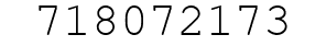 Number 718072173.