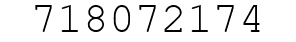 Number 718072174.