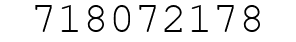 Number 718072178.
