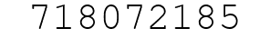 Number 718072185.