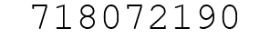 Number 718072190.