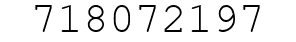 Number 718072197.