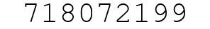 Number 718072199.