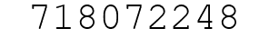 Number 718072248.