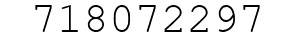 Number 718072297.