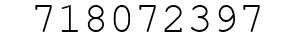 Number 718072397.
