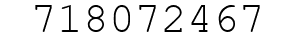 Number 718072467.