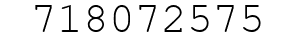 Number 718072575.