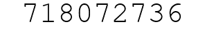 Number 718072736.