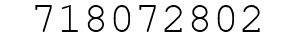 Number 718072802.