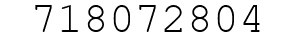 Number 718072804.
