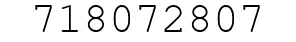 Number 718072807.