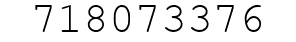 Number 718073376.