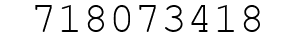 Number 718073418.