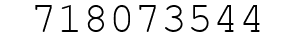Number 718073544.