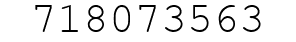 Number 718073563.