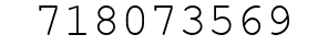 Number 718073569.
