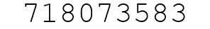 Number 718073583.