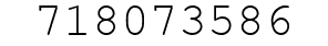 Number 718073586.