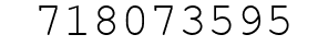 Number 718073595.