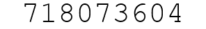 Number 718073604.