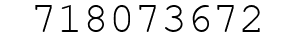 Number 718073672.